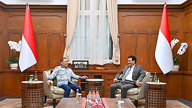 مباحثات يمنية - إندونيسية لتعزيز التعاون الاقتصادي والتجاري